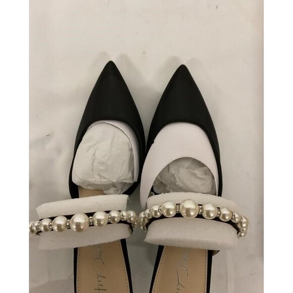 NEW Betsey Johnson Womens Evey Mesh Pointed Toe Pumps sz 9.5 black - Picture 4 of 5